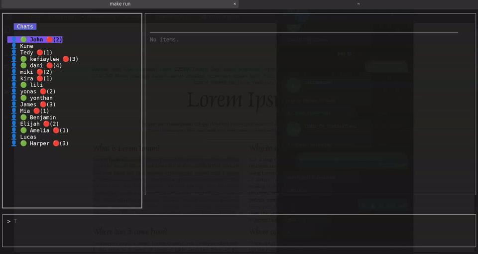 Cligram terminal demo